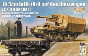 ZM35077 Zimiモデル 1/35 10.5 cm leFH 18/4 aufゲシュッツヴァーゲンLr.s.(f)(ベッカー)