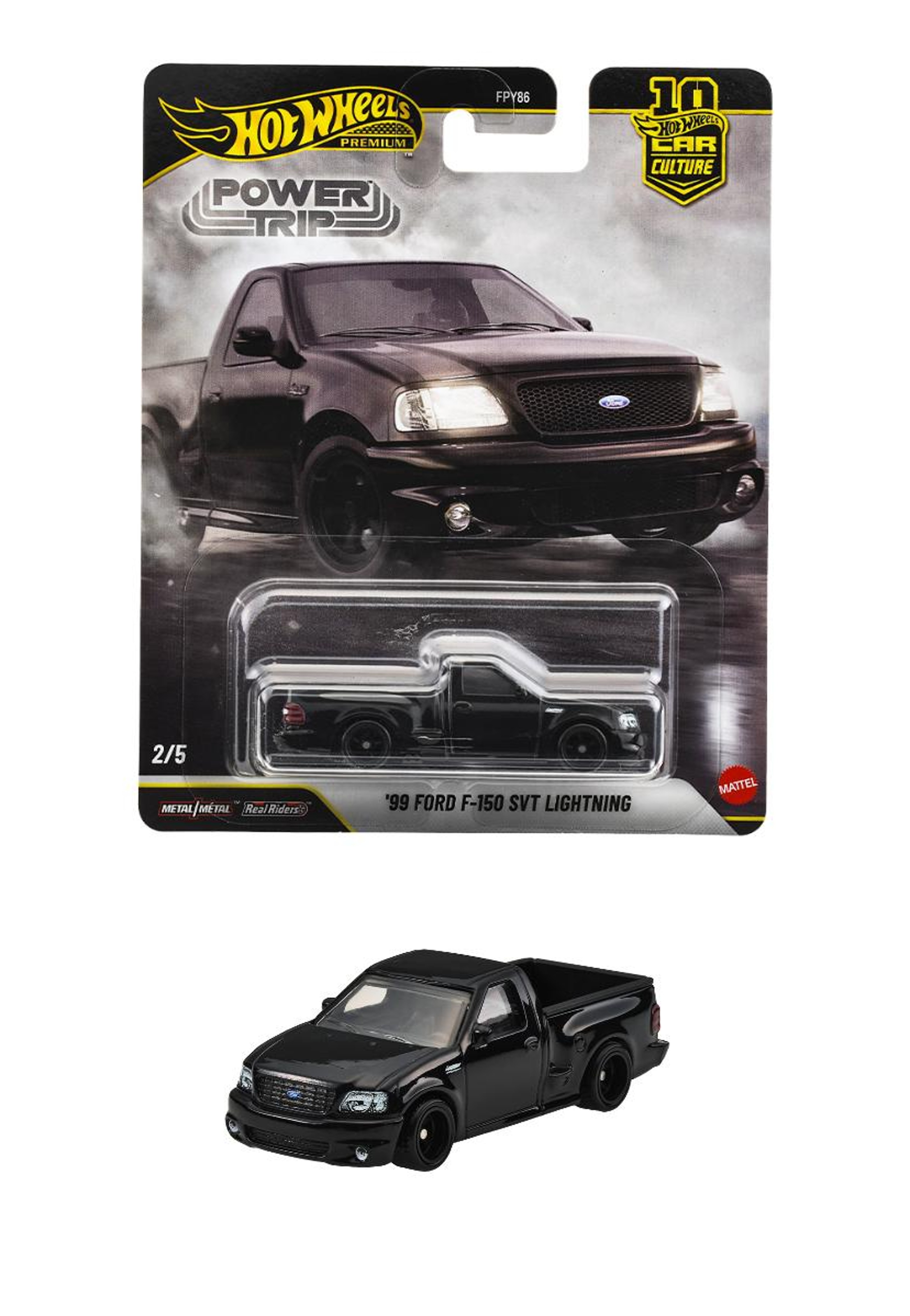 JKF33-9866 ホットウィール カーカルチャー パワートリップ '99 フォード F-150 SVT ライトニング