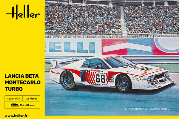 HE80741J エレール 1/24 ランチア ベータ モンテカルロ Gr.5 日本語対訳補足説明書付属