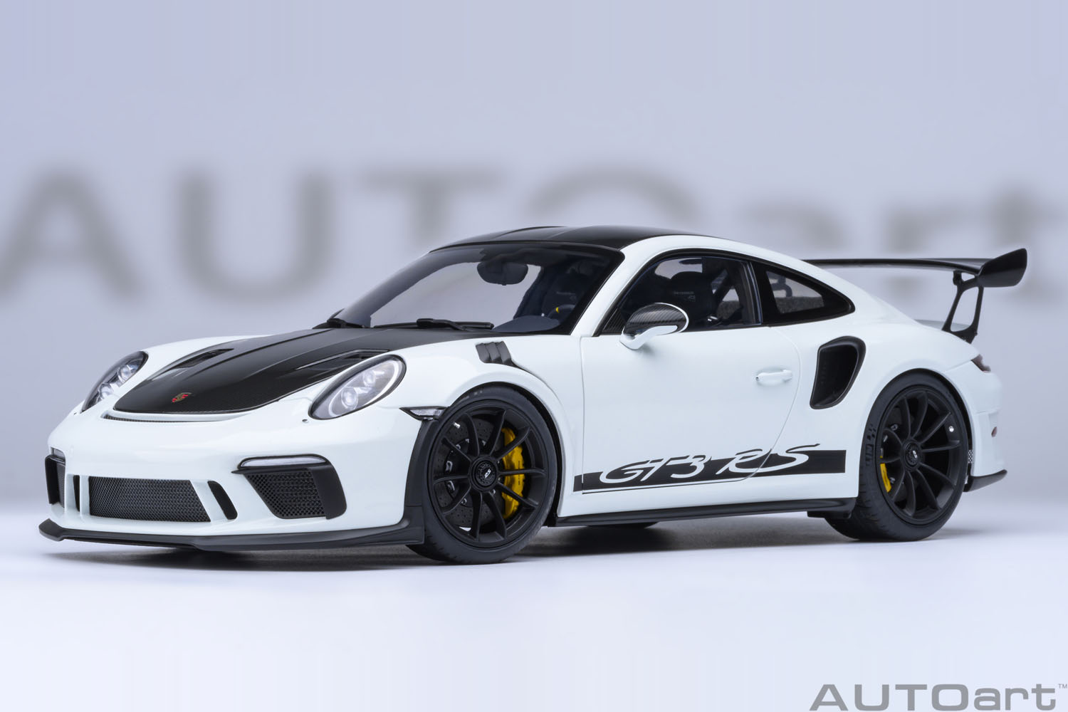 78176 1/18 ポルシェ 911 (991.2) GT3 RS ヴァイザッハ・パッケージ (ホワイト/カーボンブラック)