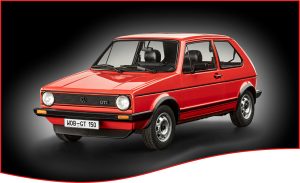05623 ドイツレベル 1/24 ゴルフ1 Gti50周年記念ギフトセット