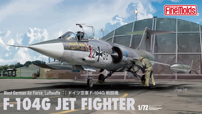 FX10 1/72 ドイツ空軍 F-104G 戦闘機