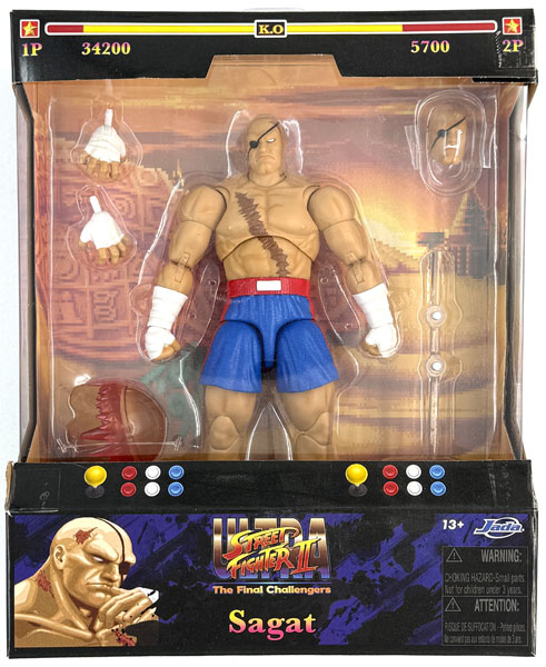 ストリートファイター サガット アクションフィギュア 1/12 スケール