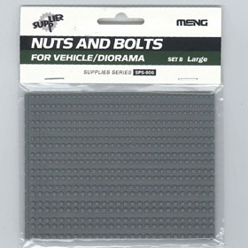 MENSPS-006 1/35 ボルトとナット SET B (大) 2.6mm、2.2mm、1.8mm ワッシャー付