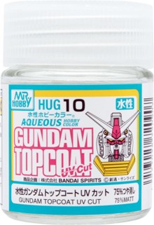 HUG10 水性ガンダムカラー トップコート UVカット 75%つや消し