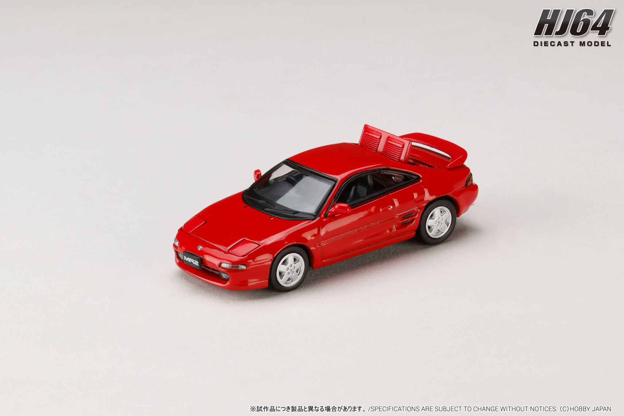 HJ641045R HJ64 1/64 Toyota MR2 (SW20) GT-S 1996 スーパーレッドⅡ