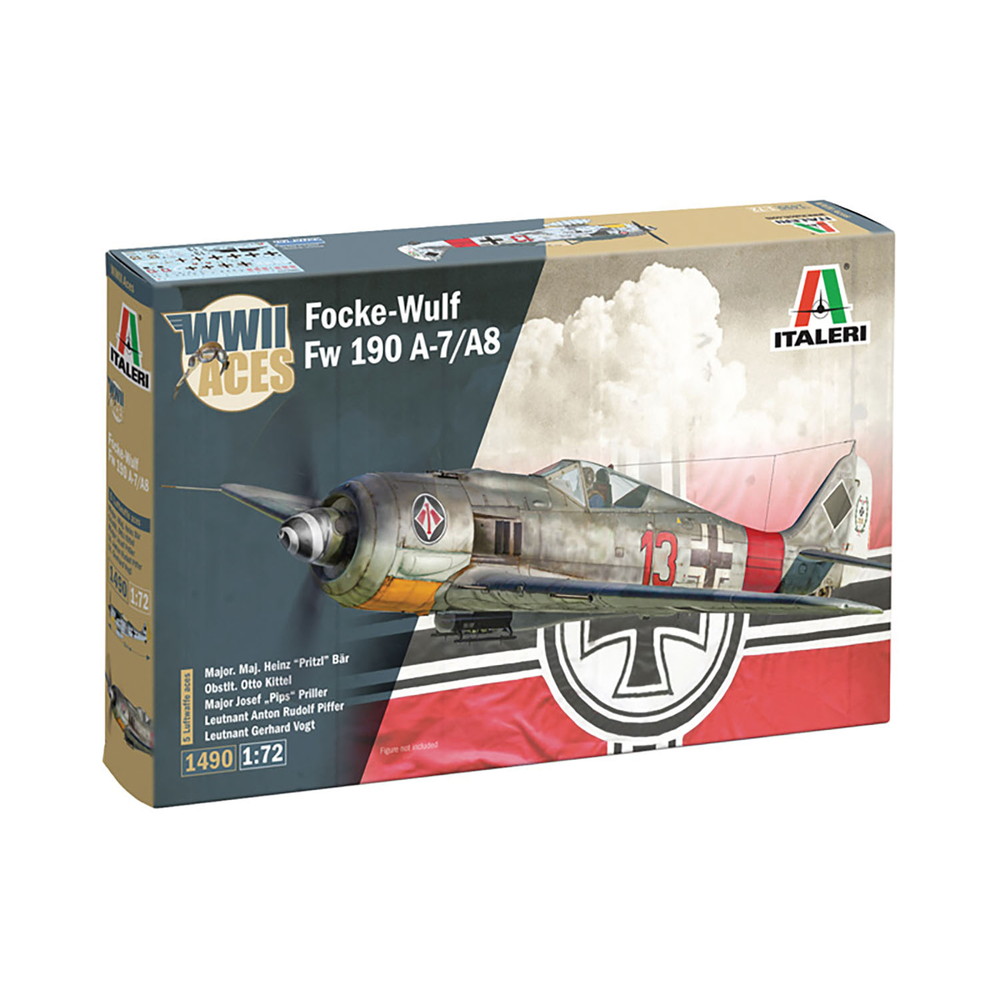 IT1490 イタレリ 1/72 WW.II フォッケウルフFw190 A-8/F エース