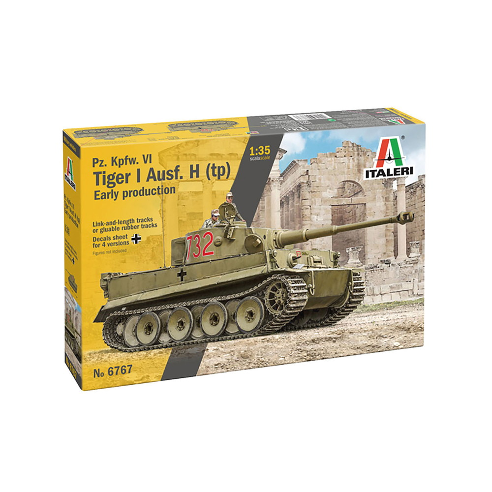 IT6767 イタレリ 1/35 WW.II ドイツ軍 Pz.Kpfw.VI ティーガーI 戦車 E/H1型