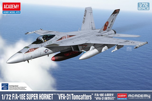 12595 アカデミー 1/72 F/A-18E 'VFA-31 トムキャッターズ'