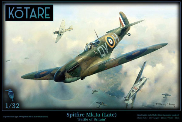 KOT32005 コータリモデルス  1/32 スピットファイア Mk.Ia 後期型 `バトル・オブ・ブリテン`