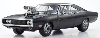 KS08974FF KYOSHOオリジナル 1/18 ダッジ・チャージャー R/T 1970 'Fast & Furious' (ブラック)