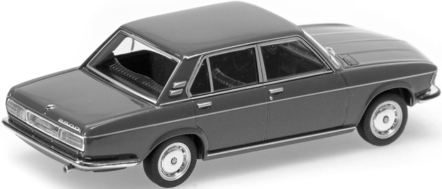 410029201 MINICHAMPS 1/43 BMW 2500 (E3) 1968 シルバー