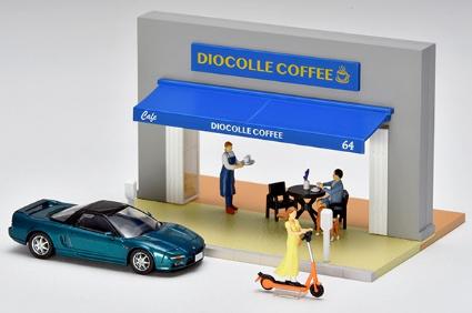 ジオコレ64 #カースナ21a カフェテラス (ホンダNSX付属)