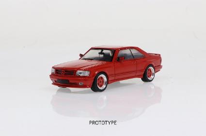 S4310902 SOLIDO 1/43 メルセデスベンツ 560 SEC AMG ワイドボディ 1990 (レッド)