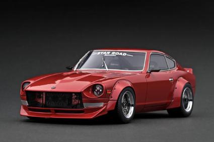 IG3114 IGモデル 1/18 Nissan Fairlady Z (S30) STAR ROAD Red Metallic