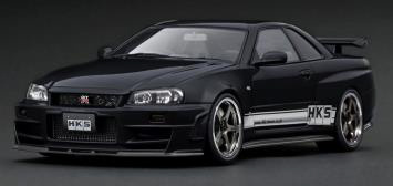 IG3228 IGモデル 1/18 Nissan skyline GT-R (BNR34) Black