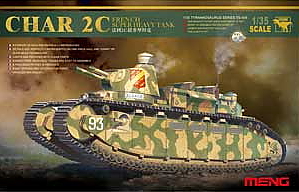 MENTS-009 モンモデル 1/35 フランス 2C 超重戦車