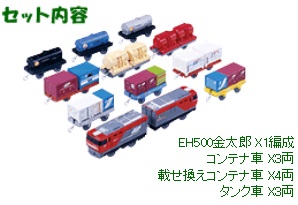 プラレール いっぱいつなごう金太郎&貨車セット
