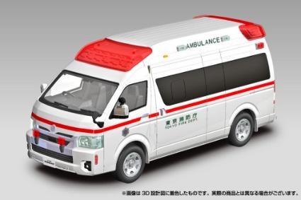 楽プラ スナップキット 02-HMトヨタ ハイメディック救急車