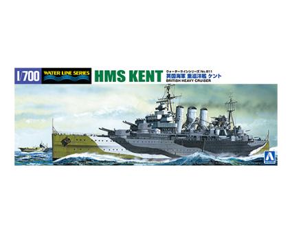 1/700 ウォーターライン No.811 英国海軍 重巡洋艦 ケント