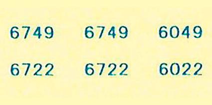 6474 車両マーク 京王6000系対応(青色)