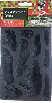 24-519 シリコンモールド<岩礁>
