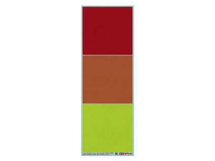 OP.1974 クリヤーカラーステッカー (レッド、オレンジ、イエロー)