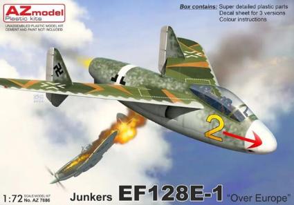 AZM7886 AZモデル 1/72 ユンカース EF128E-1 `ヨーロッパ上空`