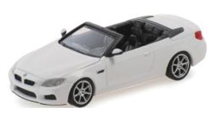 870027332 ミニチャンプス 1/87 BMW M6 カブリオレ 2015 ホワイト