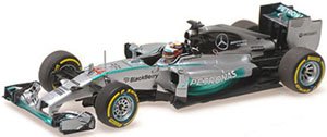 436140044 MINICHAMPS 1/43 メルセデス AMG ペトロナス F1 チーム W05 ルイス・ハミルトン 2014 ワールドチャンピオン