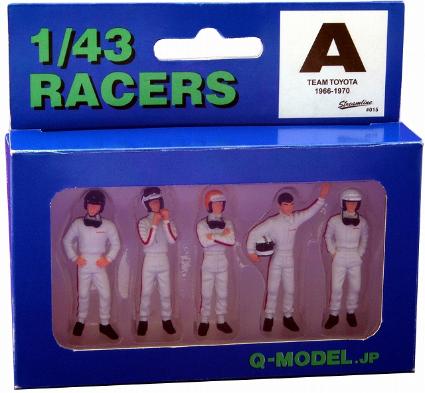 QMC010 1/43 RACER A Team TOYOTA 1966-70 (塗装済みフィギュア)