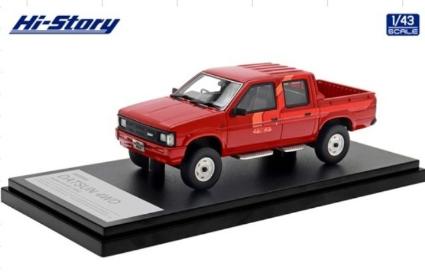 HS422RE Hi-Story 1/43 NISSAN DATSUN 4WD Double Cab AD (1985) レッド