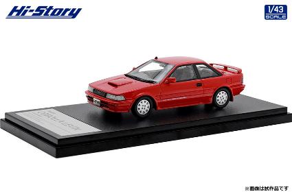 HS447RE Hi-Story 1/43 Toyota COROLLA LEVIN GT-Z (1987)  スーパーレッドⅡ