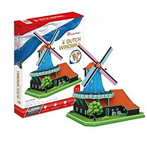 3Dクラフト オランダの風車