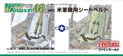 NC4 1/48 WWⅡ 米軍機用シートベルト