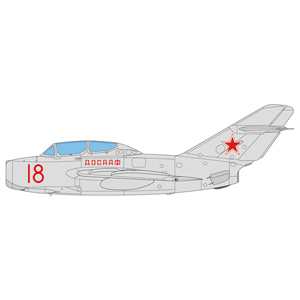 AE-6 1/72 MiG-15 UTI(ミグ15複座型)ソビエト空軍