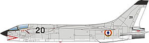 PDR-27 1/144 フランス海軍 海上戦闘機 F-8E(FN) クルセイダー クレマンソー/フォッシュ 2機