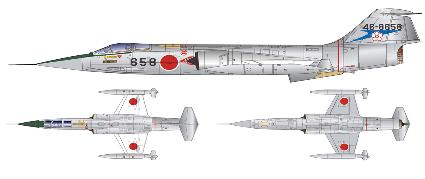 PF-37 エフトイズ 1/144 航空自衛隊 戦闘機 F-104J 栄光