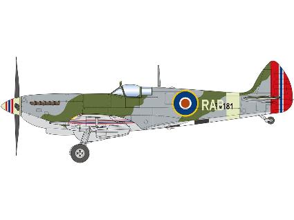 AE-27 プラッツ 1/72 WW.II イギリス空軍 スピットファイアMk.IXc  第127飛行隊 ノルマンディ