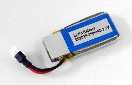 54059-01 クアトロックスウィズ用 Li-Poバッテリー(3.7V/350mAh)