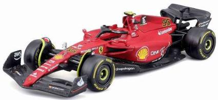 18-36832S1 ブラゴ 1/43 スクーデリア フェラーリ F1-75(2022) No.55 C.サインツ (ドライバーなし)