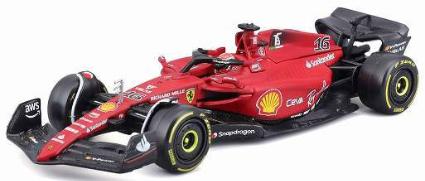 18-36831L1 ブラゴ 1/43 スクーデリア フェラーリ F1-75(2022) No.16 C.ルクレール (ドライバー付)