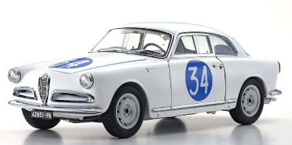 KS08957C 京商オリジナル 1/18 アルファロメオ ジュリエッタ SV タルガフローリオ 1960 #34