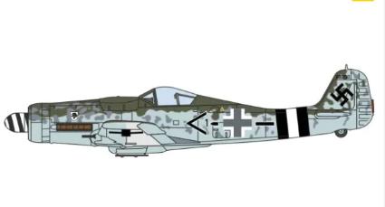 OXAC113 OXFORD1/72 フォッケウルフ 190D 600150 JG-4 フランクフルト アムライン 1945