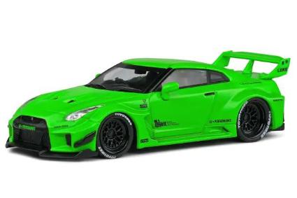 S4311207 SOLIDO 1/43 日産 GT-R R35 LB シルエット (グリーン)