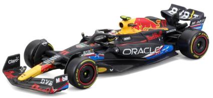 BUR38083PUS BURAGO 1/43 オラクル レッドブル レーシング RB19(2023) No.11 S.ペレス アメリカGP(オースティン)カラー ドライバー付 クリアケ