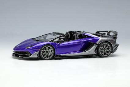 EM669C EIDOLON 1/43 Lamborghini Aventador SVJ Roadster 2020 Ad Personam 2 tone paint ヴィオラヘスティア/グリ