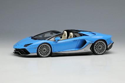 EM701 EIDOLON 1/43 Lamborghini Aventador LP780-4 Ultimae Roadster 'Tribute Miura Roadster' 2022 アズー