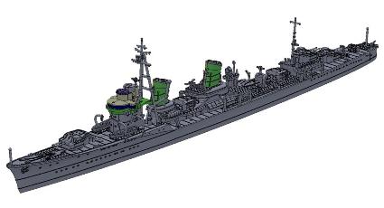 NV3R 1/700 特型駆逐艦Ⅱ型「綾波」
