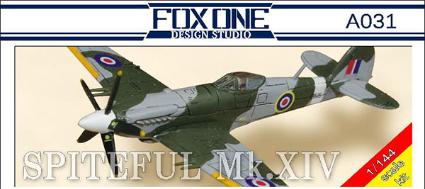 FXNA031フォックスワンデザイン1/144スーパーマリン スパイトフル Mk.XIV